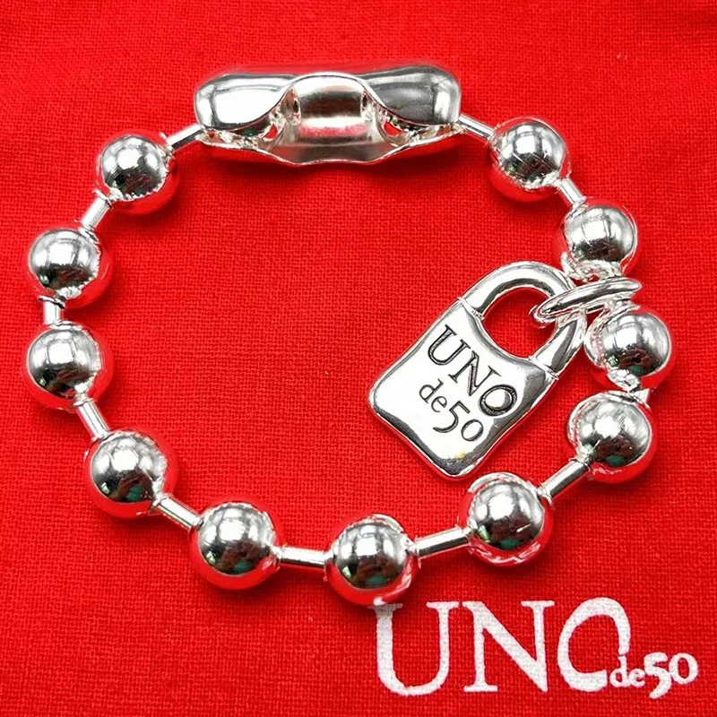 

Новинка 2023 г., лидер продаж, unode 50, модный тренд в Испании, Высококачественный Изысканный браслет, Женская романтическая подарочная сумка