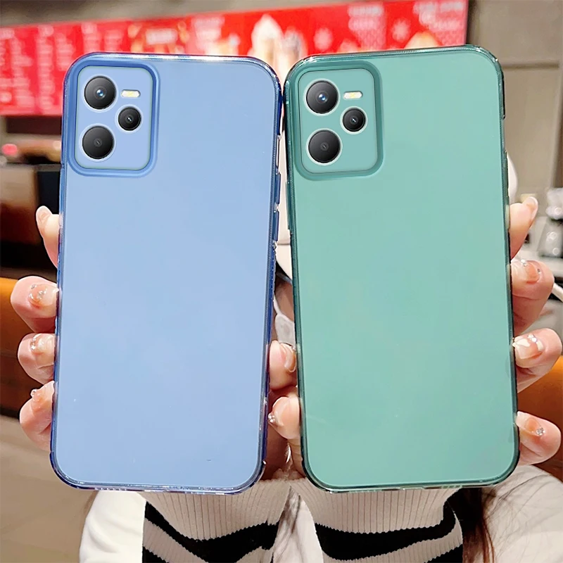 Coque Silicone Fine + Verre Trempé Pour Realme 8i / Narzo 50 4G - Neuf