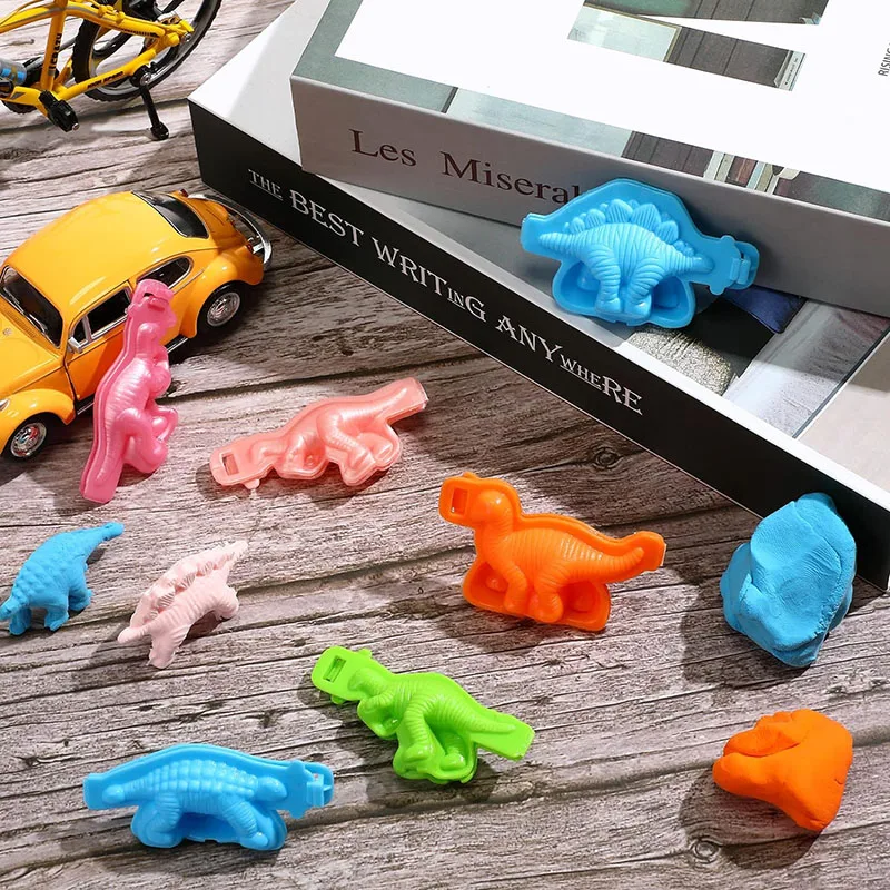 Cartoon Dinosaur World Dough Mold Set For Kids Play Dough Tools Plastic Molds Kits Children DIY Craft Toys Presents Party Favors 2
