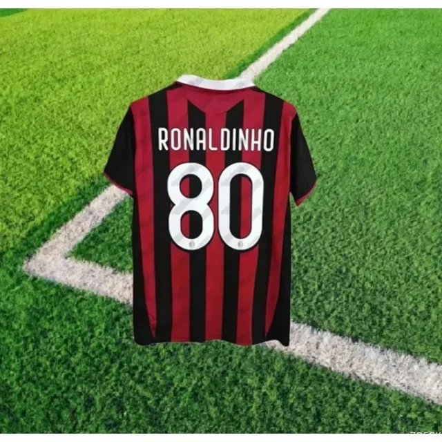 New Summer Men's Football T-shirt Comfortable, Casual, Breathable, Sweat Absorbing Short Sleeved Top 1