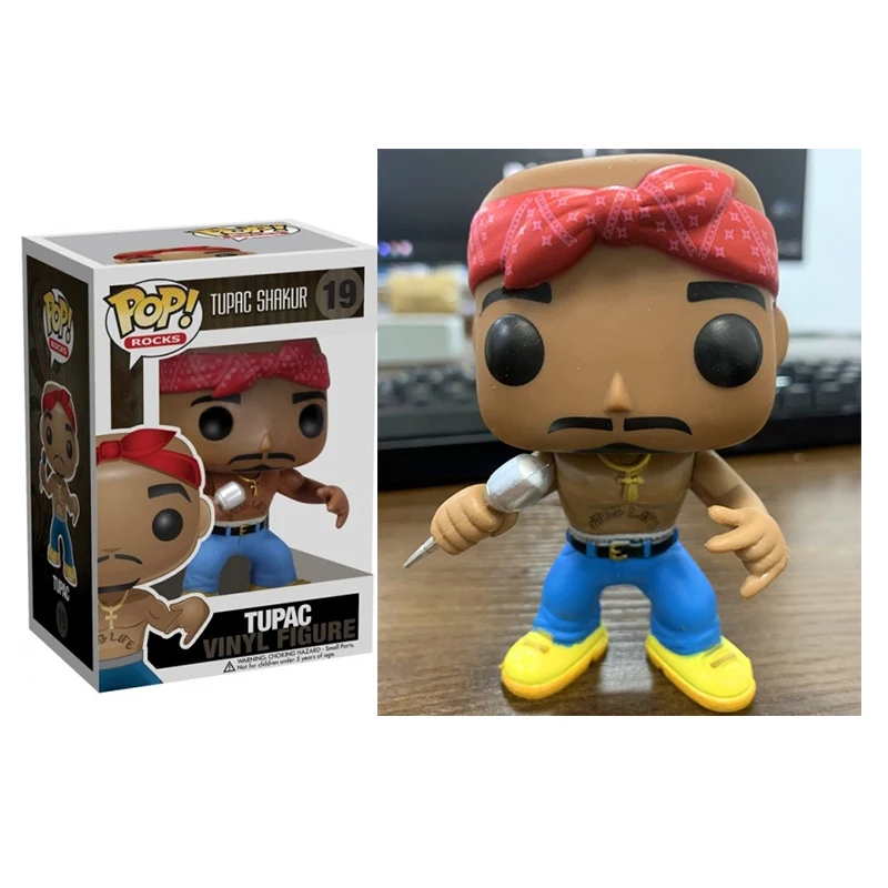 Funko POP 2 Tupac Tupac Shakur 158# Tupac Shakur Tupac 19# Action