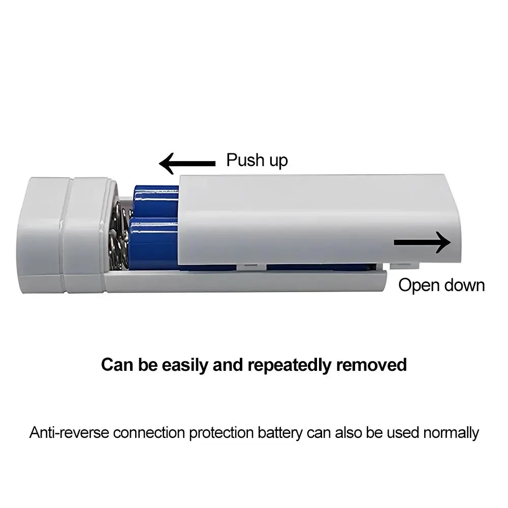 5V 2A 6000mAh 2x18650 Power Bank Box Kit Anti Reverse Connection TYPE-C Output Ports Plastic Shell Portable Battery Charger Case