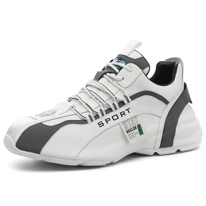 Роскошные дизайнерские мужские ежедневные повседневные совпадения смешанные цвета кормят причинную кожаную обувь.