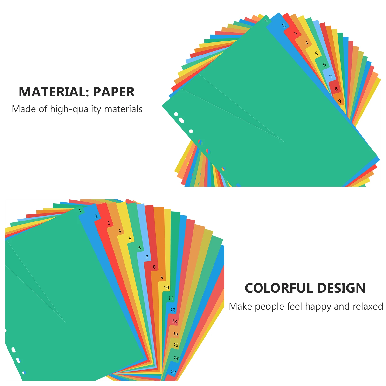 Notebook Divider Binder Tabs Dividers Subject Dividers Office Products A4 Binder A4 Pages