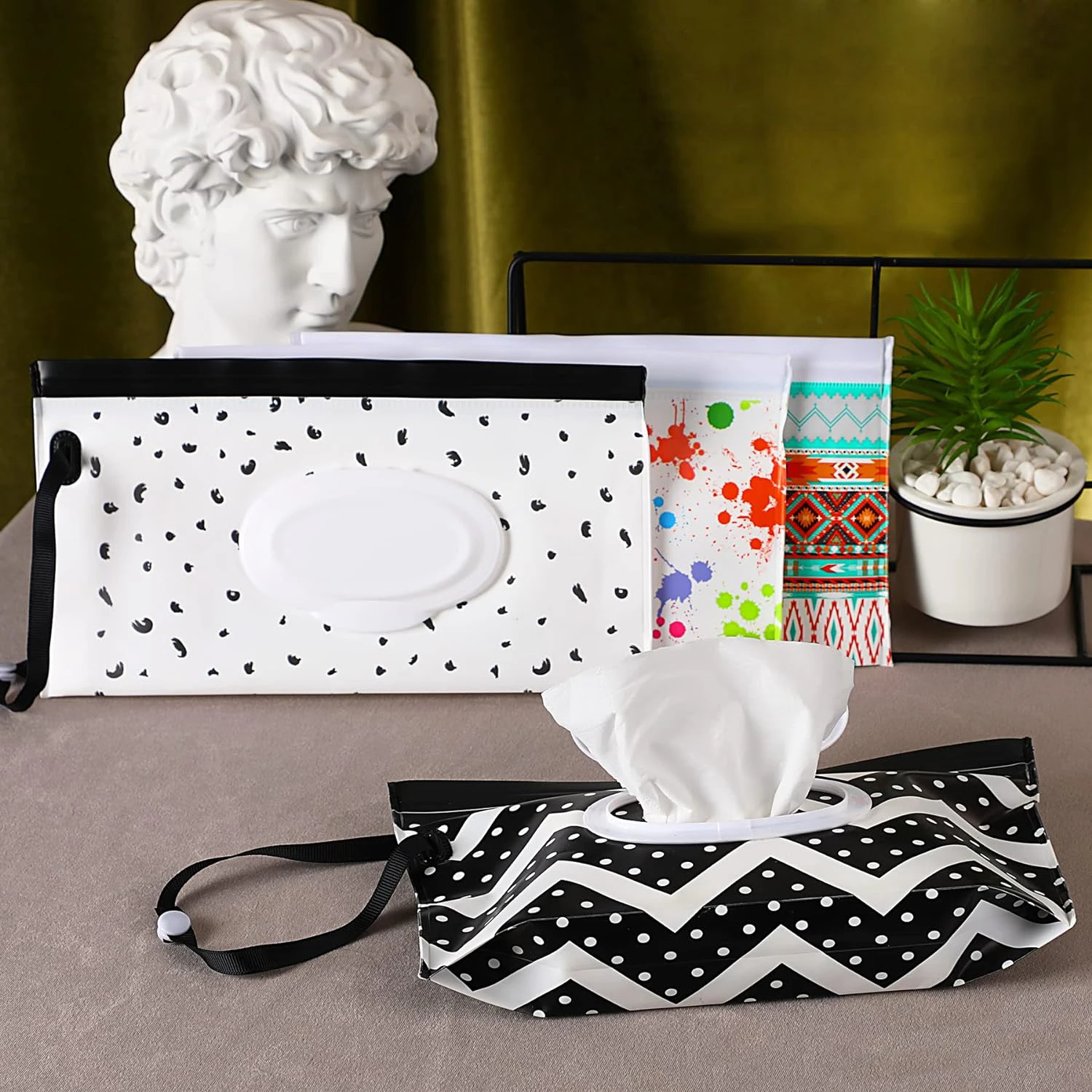 Bolsa Reutilizable Para Toallitas Húmedas – Material EVA, Diseño Portátil Con Asa, Sello Hermético, Ideal Para Viajes Y Día A Día