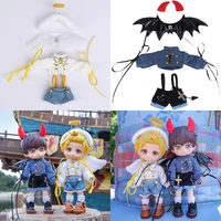Ob11 Doll Angel Clothes Shorts Demon Suit Coat Dolls Clothes Accessories Suitable For Molly, Gsc, Obitsu 11, P9, 1/12bjd Doll 1