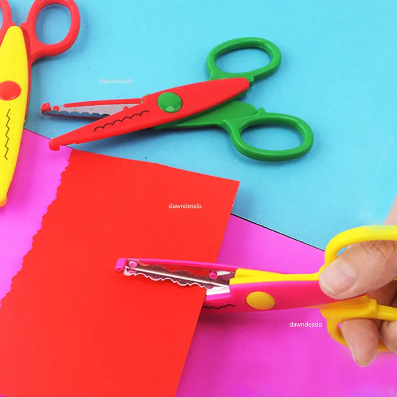 Stationery Scissors 6 Styles Minimalistic Lace Wavy