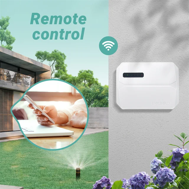 Inkbird 6 Zónák Eu Dugó Intelligens Sprinkler Automatikus Öntözővezérlő Wi-Fi Vezérlővel Támogatja Az Eső Kihagyása Szezonális Beállítást - Image 4