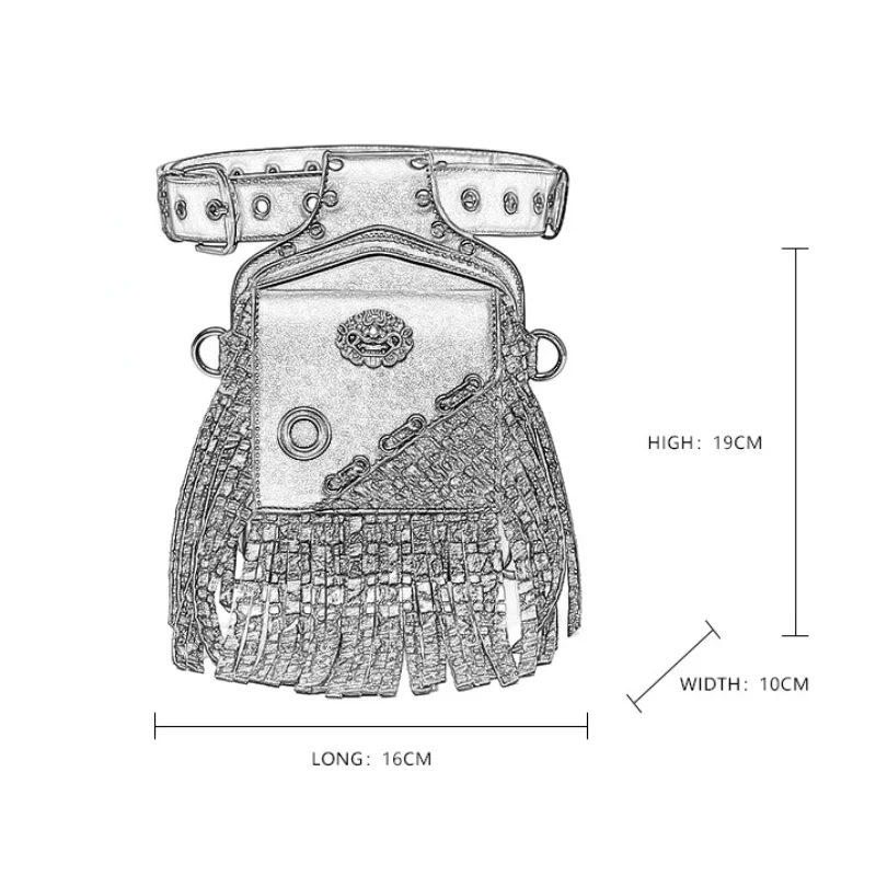 Рисунок 6 - Модная Мужская поясная сумка Chikage
