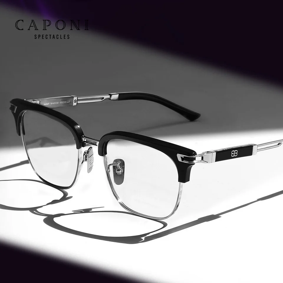 CAPONI 남성용 안경 프레임: 스타일과 편안함의 완벽한 조화