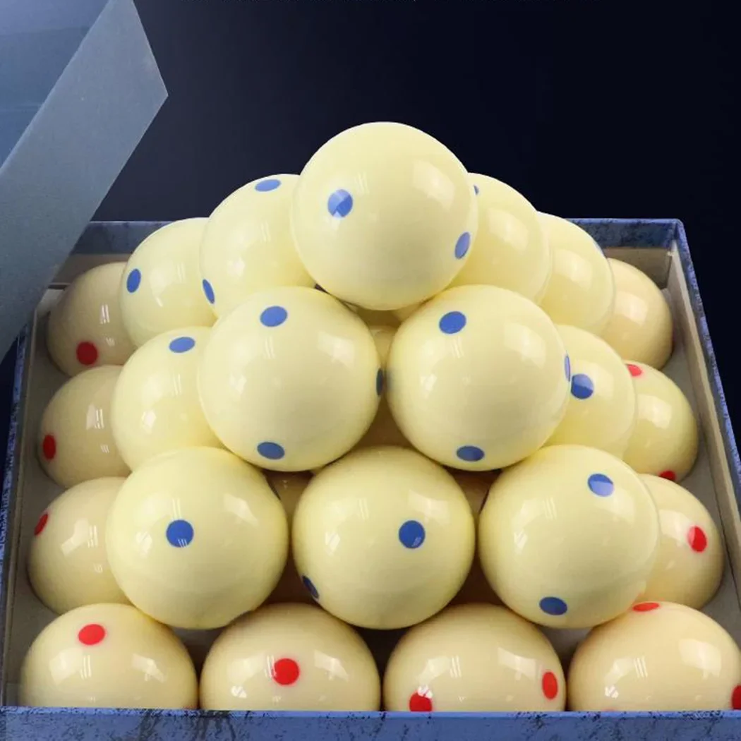 Resin Table Ball Roundness 57.2MM 6 Dot Blue Cue Ball Pool-Billiard Practice Standard 2-1/4\