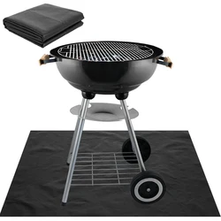 Fireproof Mat Outdoor Camping Picnic Grill Pad Square Barbeque Protective Mat Lawn Terrace BBQ Protection Fireproof Cloth