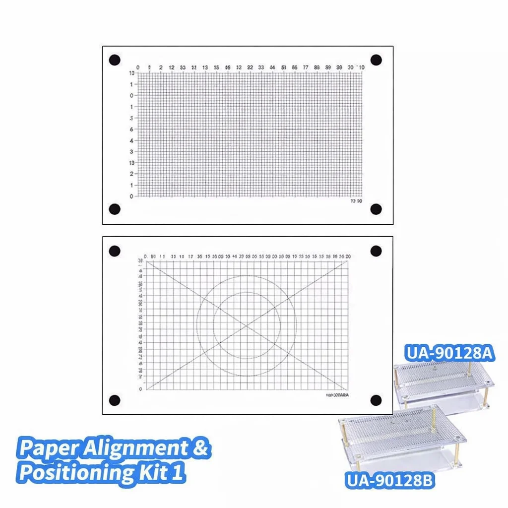 Ustar 스티커 로케이터 모델 데칼 포지셔닝 도구, 조립 모델 제작 도구, 취미 DIY, UA-90128/90129