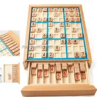 Kids Sudoku Chess Crosswords International Checkers Folding Game Table Toy Gift Learning & Education Puzzle Toy 1