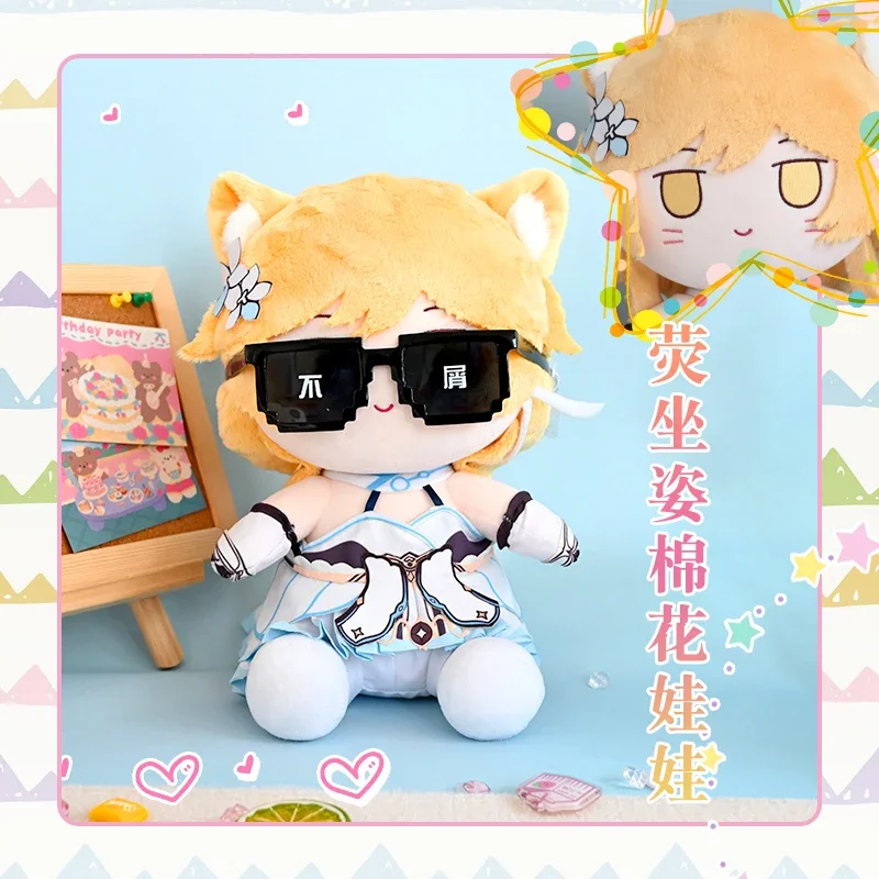 

Игрушка Аниме Genshin Impact, 30 см, косплей, милая горничная, наряд, плюшевая кукла и ткань, рождественские подарки