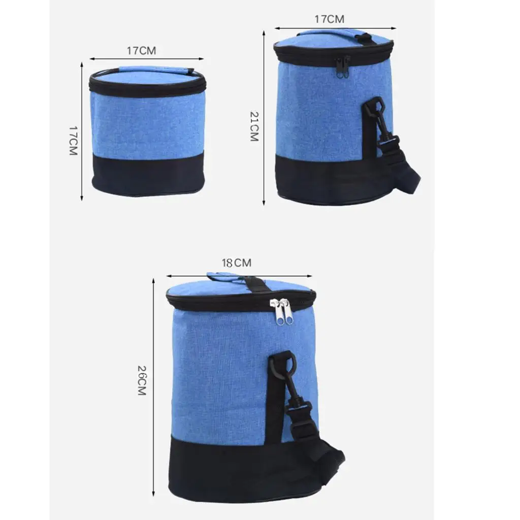 HOT Thermal Insulated Lunch Box Cooler Zipper Bag Bento Lunch Pouch Camping