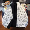 Y2K Fashion Autumn And Winter American New Printed Lambswool Double-sided Coat Men And Women Vintage Gothic Trend Casual Coats 6