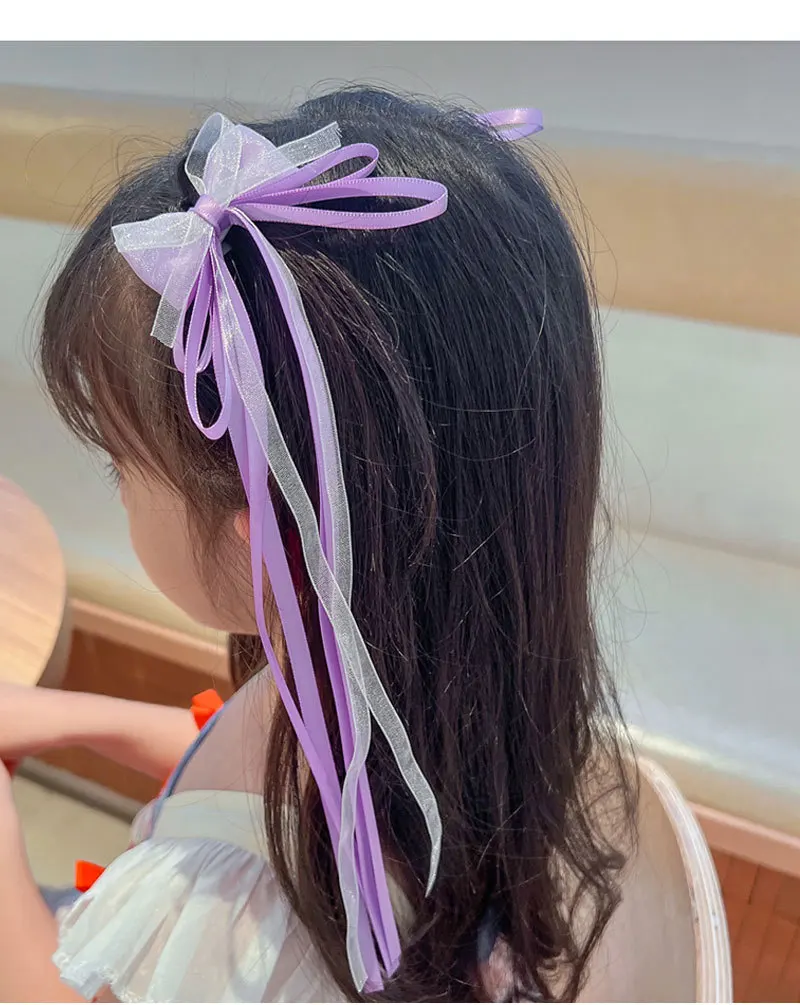 Nuovo stile cinese fiocco nappa Streamer carino forcine bambini dolci ragazze fermagli per capelli donne mollette fermagli per capelli accessori per capelli  200000297