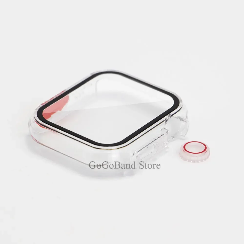 Enhanced Protective Case for Apple Watch - Sleek Design with Durable PC Material