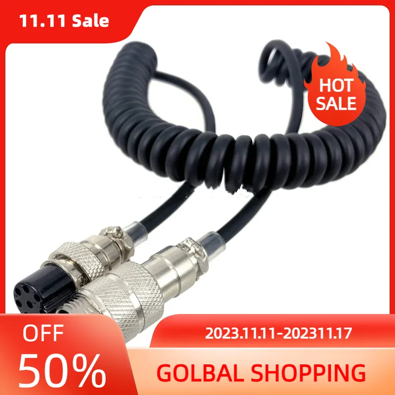 New Cable For Yaesu/ICOM/KENWOOD CB HAM Radio Walkie Talkie Accessories Female to Male  8 Pin Mic Microphone Extension