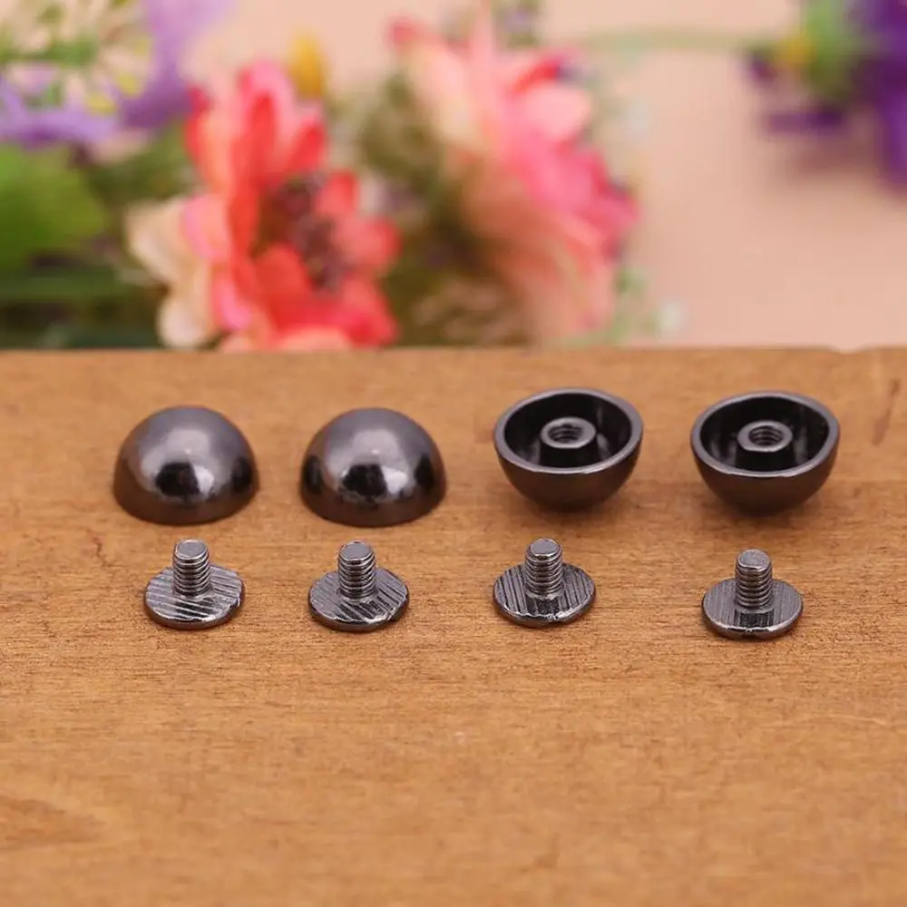 Metal Leather Craft Rivets Mushroom Dome Head Screws