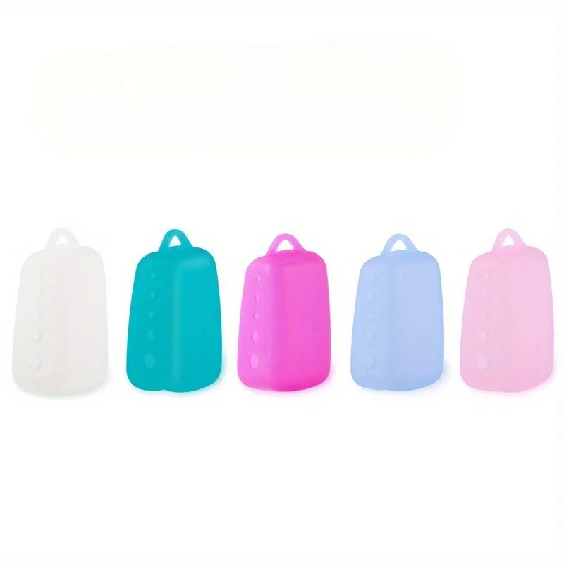 5pcs of Silicone Toothbrush Head Covers: Travel Friendly, No Fragrance, No Alcohol - Perfect for Oral Care on The Go