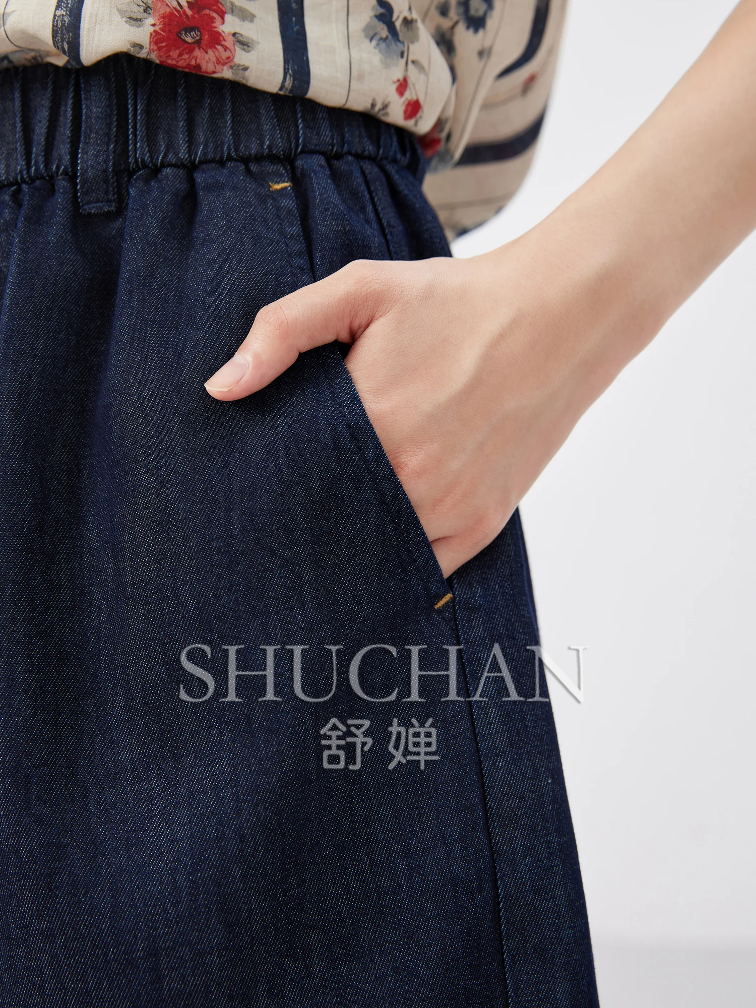 Pantalones Cortos De Mujer Denim Shorts Women  COTTON  Lyocell  Pockets  High Waisted Shorts  Jeans Shorts Women