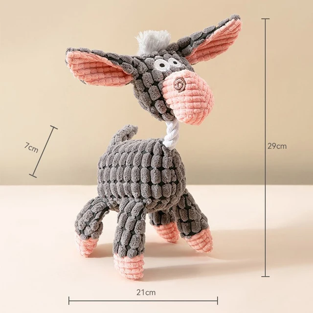 Plush Donkey Pet Toy 3