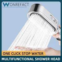 High Pressure Shower Head Handheld Shower Head Bathroom Pressurized Shower Head Filter Element Filters Water Quality Accessories 1