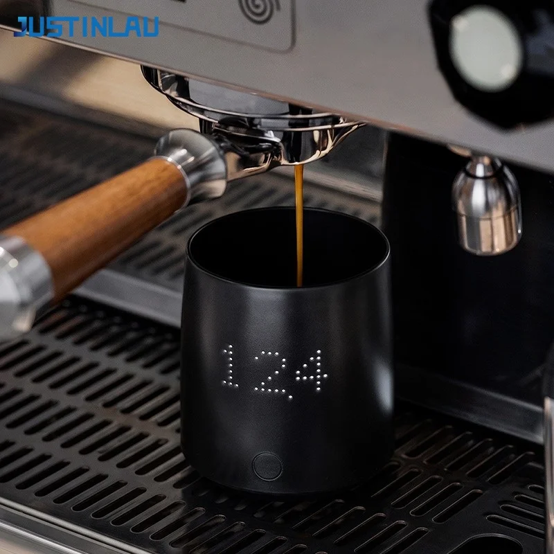 Justinlau Coffee Measuring Cup, High Precision 0.1g Scale, Waterproof, Coffee Dispensing Cup for Powder, Solids, and Liquids, Bari...
