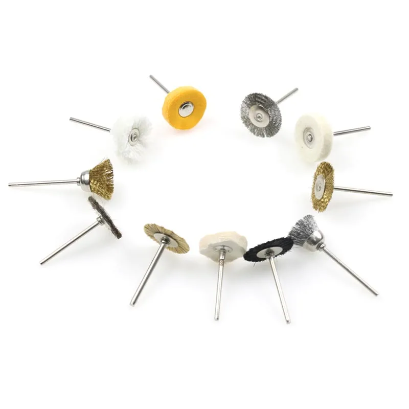 

1 Set Dental Polishing Brush Wheel Polishing Tools Set for Roteray Tools Dental Instrument 11pcs