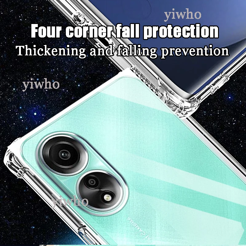 Shockproof Crystal Clear TPU Back Cover