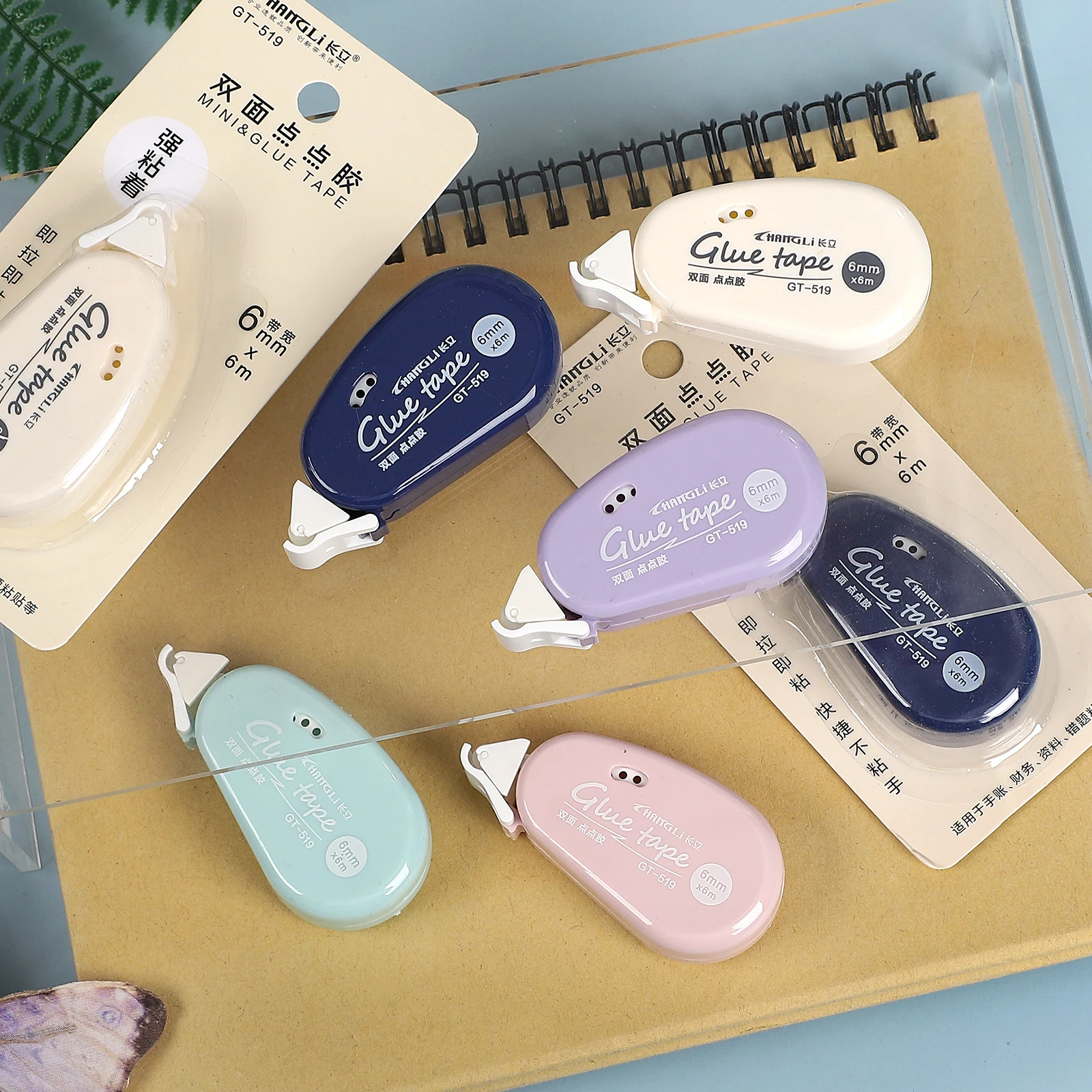 2 개/대 양면 투명 도트 접착제 크리 에이 티브 DIY 저널 재료 학생 용품 문구