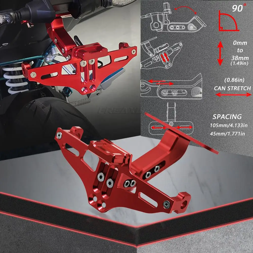

Кронштейн для указателя поворота номерного знака для Honda CB1000R CB 1000R CB 1000 R CB1000 R 2008 2009 2010 2012