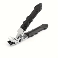 Coupe-ongles professionnel en acier inoxydable pour personnes âgées, mâchoire large, tête coudée, lame Concave 3