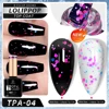 DEROI 2 IN 1 Glitter No Wipe Top Coat Gel Clear Nail Polish Flash Diamond Top Coat UV Gel Matte Topcoat Soak Off Manicure 8ml 1
