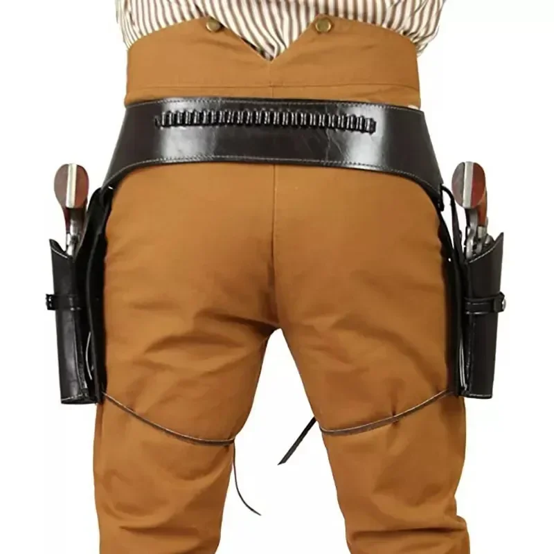 Off-the-shelf Medieval Renaissance Cowboy Double Belt Revolver Holster Stage Show Dress-up Sailor Moon Hanako Kun halloween costume prop