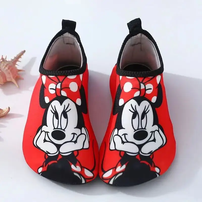Summer Baby Boy Girl Beach Wading Shoes Cartoon Minnie Spiderman Avenger Cars Antiskid Sneaker Children Kid Sock Swimming Sandal 5