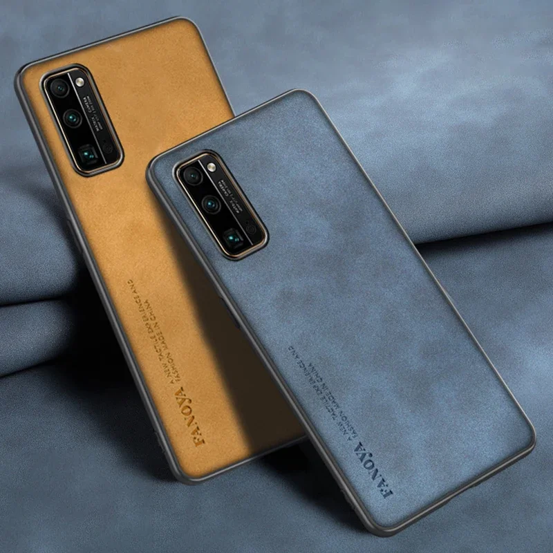 Premium Matte PU Leather Phone Case - Elegant Protection Cover
