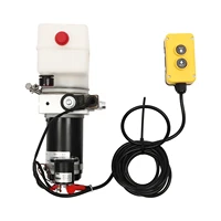12V 800W Single Acting Dump Truck Electric Hydraulic Pump with Remote Control System Safety&Reliable 2