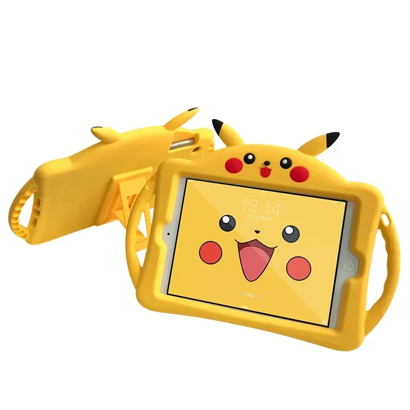 Capa de Mesa Pikachu para Ipad Borracha Estojo Macio Funda Mini 97 2023 2023 Air 97 2023 2024 - Imagem 3
