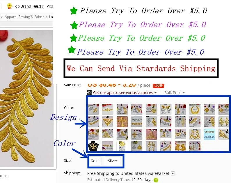Iron On Appliques 3D Flower Patches Party Decoration Gold Embroidery Vintage Metallic for Cosplay Costumes DIY