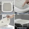 Wall Mounted Folding Shower Seat with 550lbs Support Adjustable Height Bench Elderly and Adults 3