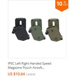 VULPO IPSC Gürtel & Links Rechts Geschwindigkeit Magazin Tasche Set Airsoft Wettbewerb Schießen Gürtel Und Multi-Winkel Rotation Mag beutel – Detail 3