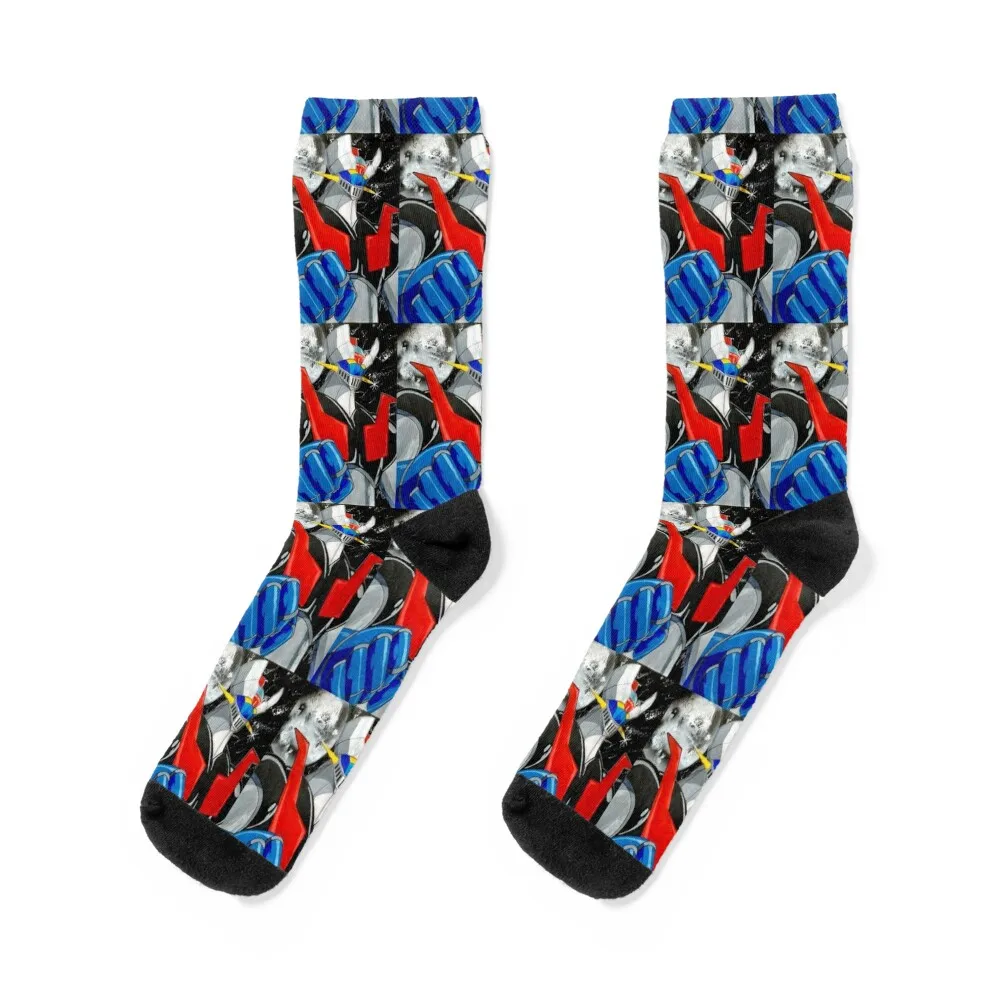 MAZINGER Z Socks essential Rugby custom sports socks Women Socks Men's metal referee whistle sports soccer football basketball volleyball rugby cheerleaders stainless steel rope survival equipment