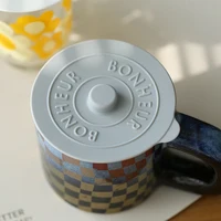 Silicon Dust Proof Lids Cup Lid Reusable Cute Sealing Suction Cup Mugs Cover Dustproof Leakproof Tea Coffee Lid Cup Accessories 3