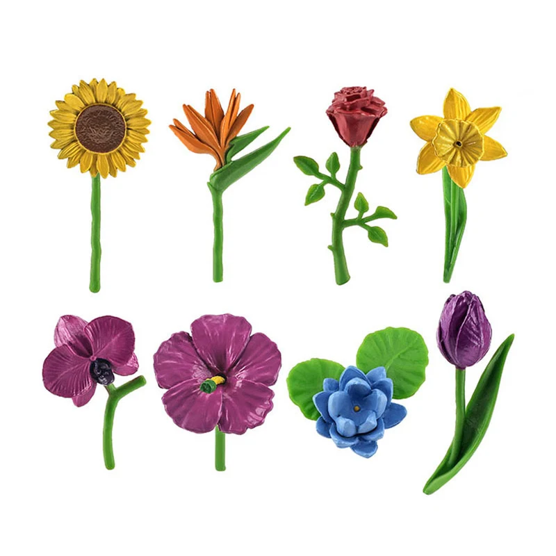 Simulation Cosmic Planet Model Animals Growth Cycle Flower Butterfly Chicken Life Cycle Action Figures Educational Kids Toy Gift