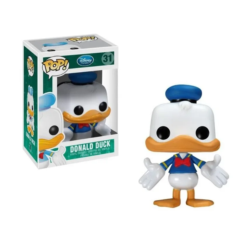 thumbnail image 2 of FUNKO Pop Disney Donald Duck 31# 10cm Figuras de acción de vinilo Colección de muñecas Modelo original Juguetes para niños Regalo, 2 of 5