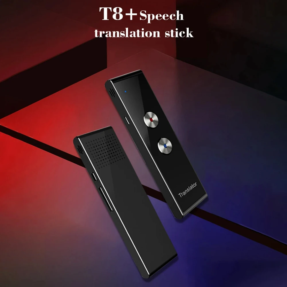 T8+ Voice Language Translator Device 96 Languages Real-Time Translation Device Two-Way Translator For Learning Travel Business voice translator language translator