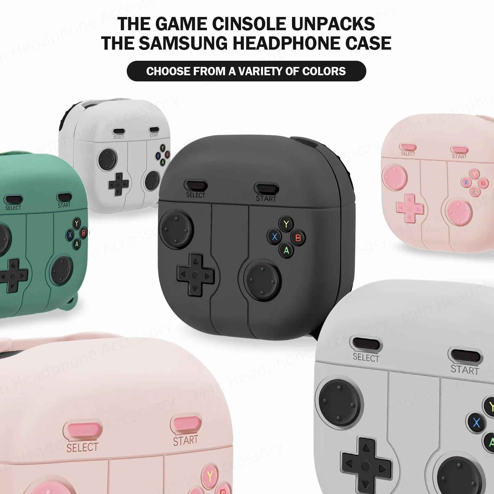 Nuova Custodia In Silicone Per Samsung Galaxy Buds Fe/Buds2 Pro/Buds Live/Buds Pro/Buds 2 3D Gamepad Soft Cover Per Auricolari Fe Headphone